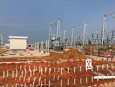 ������220KV���վ�½���װ����